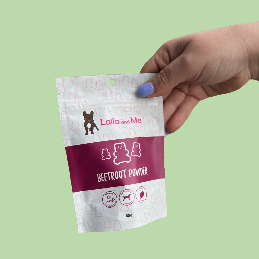Laila and Me Natural Healthy Pet Super Food Supplements Beetroot Powder