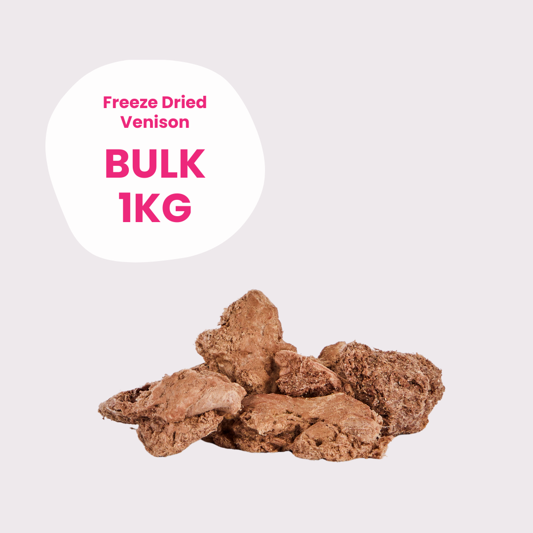 Bulk Freeze Dried Raw Venison (Unpackaged)