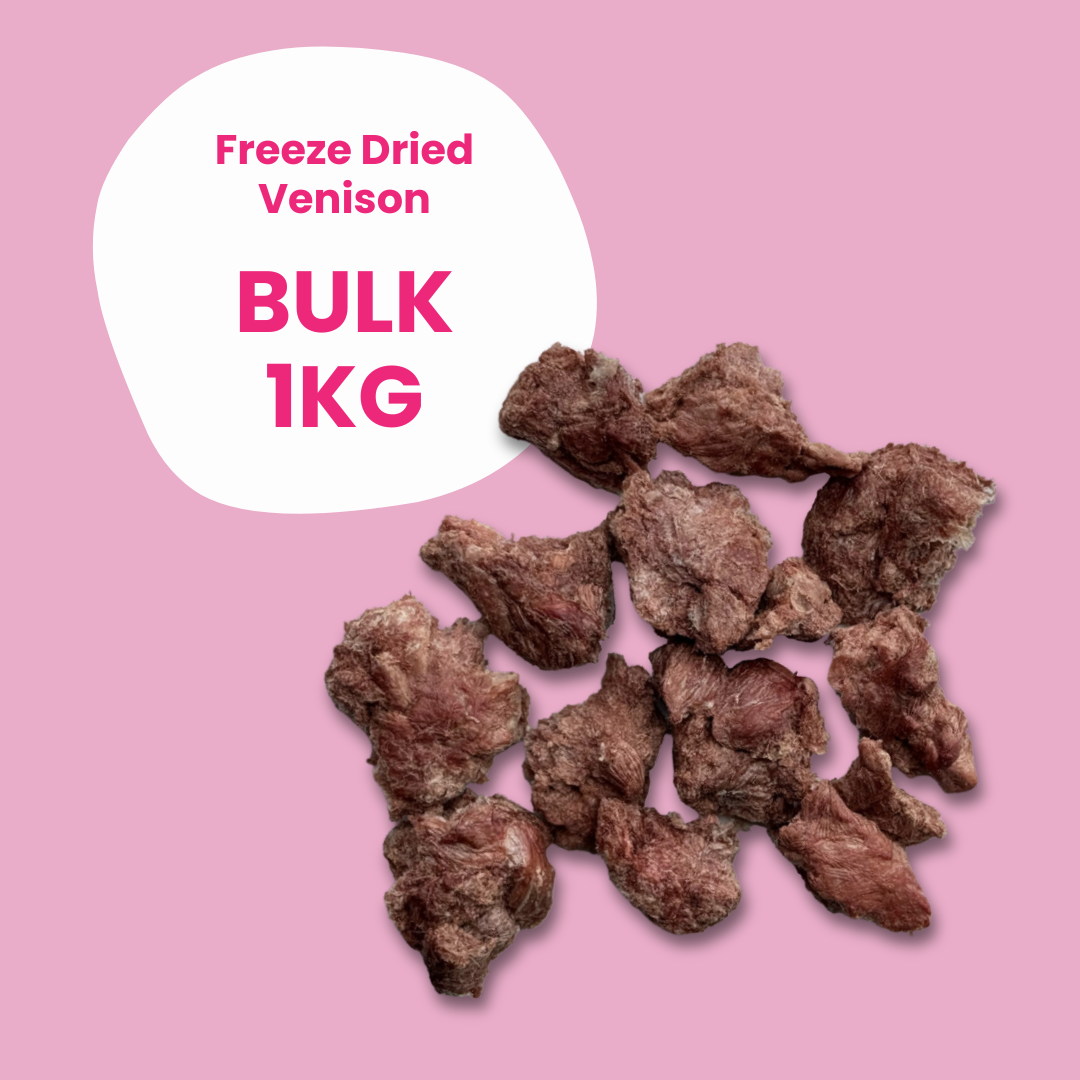 Bulk Freeze Dried Raw Venison (Unpackaged)