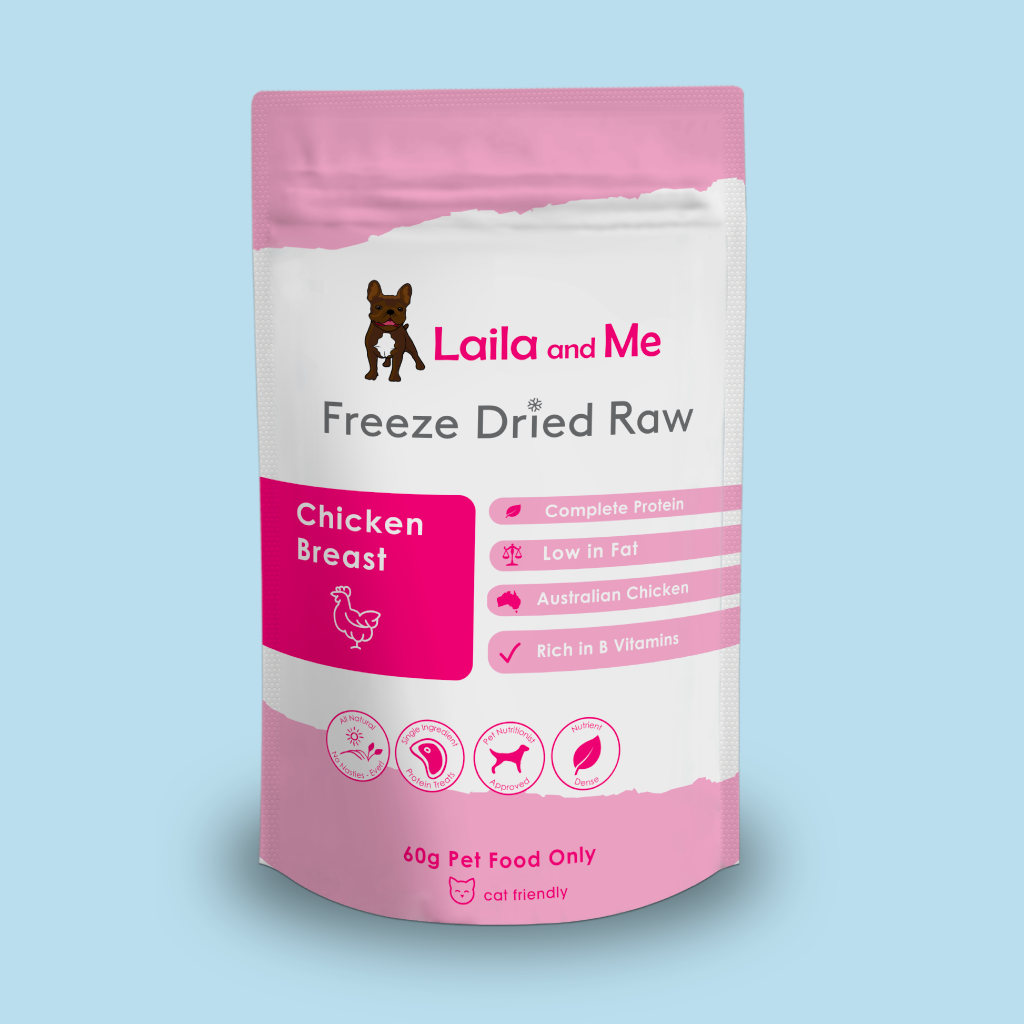 Laila and Me Freeze Dried Chicken Breast Dog Treats Melbourne Wholesale