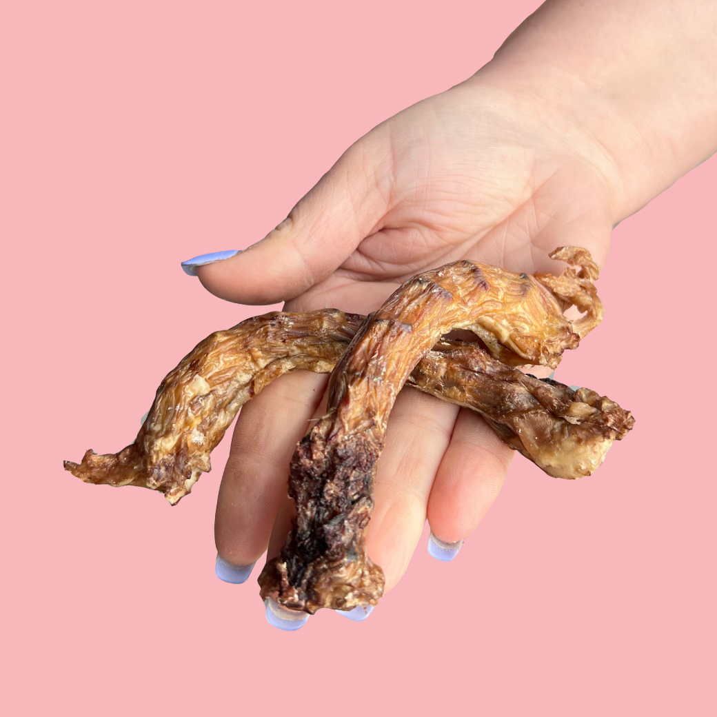 Dehydrated Chicken Necks for Dogs Low Calorie High Protein Pet Treat Laila and Me