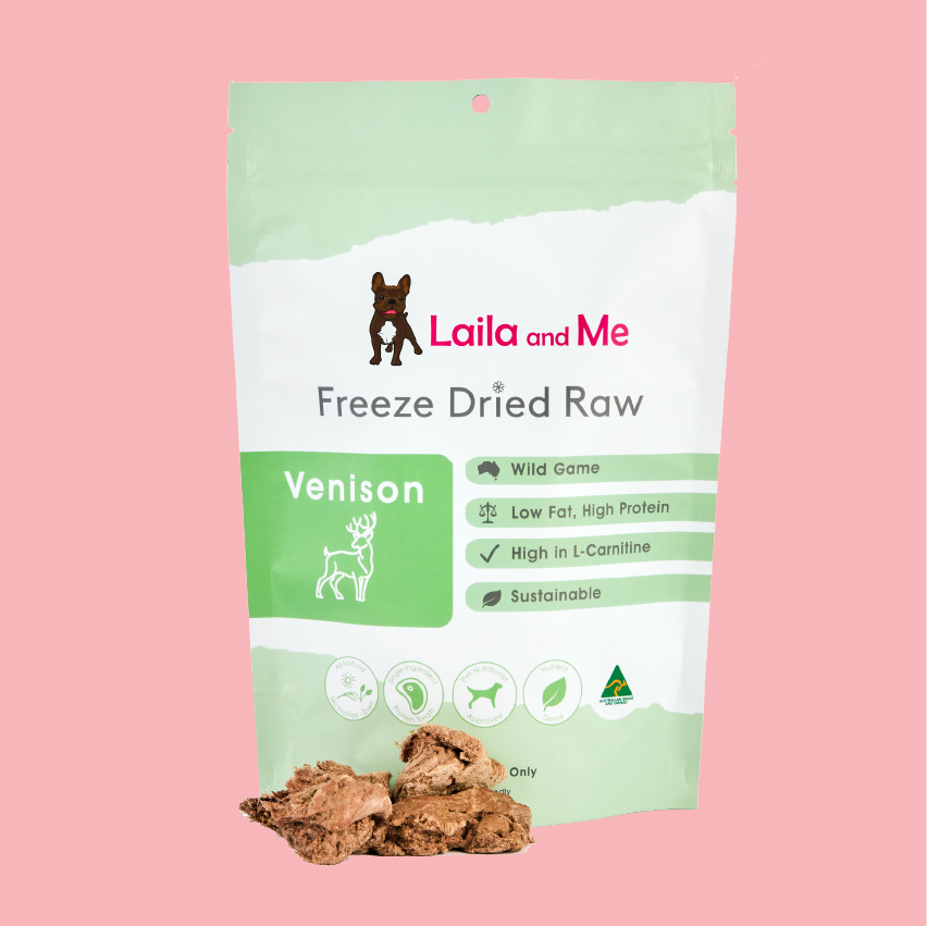 freeze dried novel protein dog treats by Laila and Me
