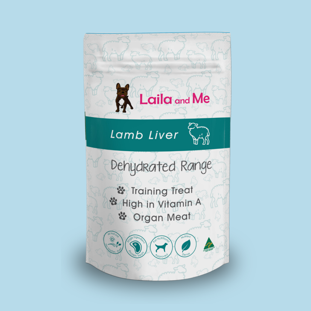 Laila and Me Lamb Liver Healthy Dog Treats Australian Made single Ingredient Dog Treats
