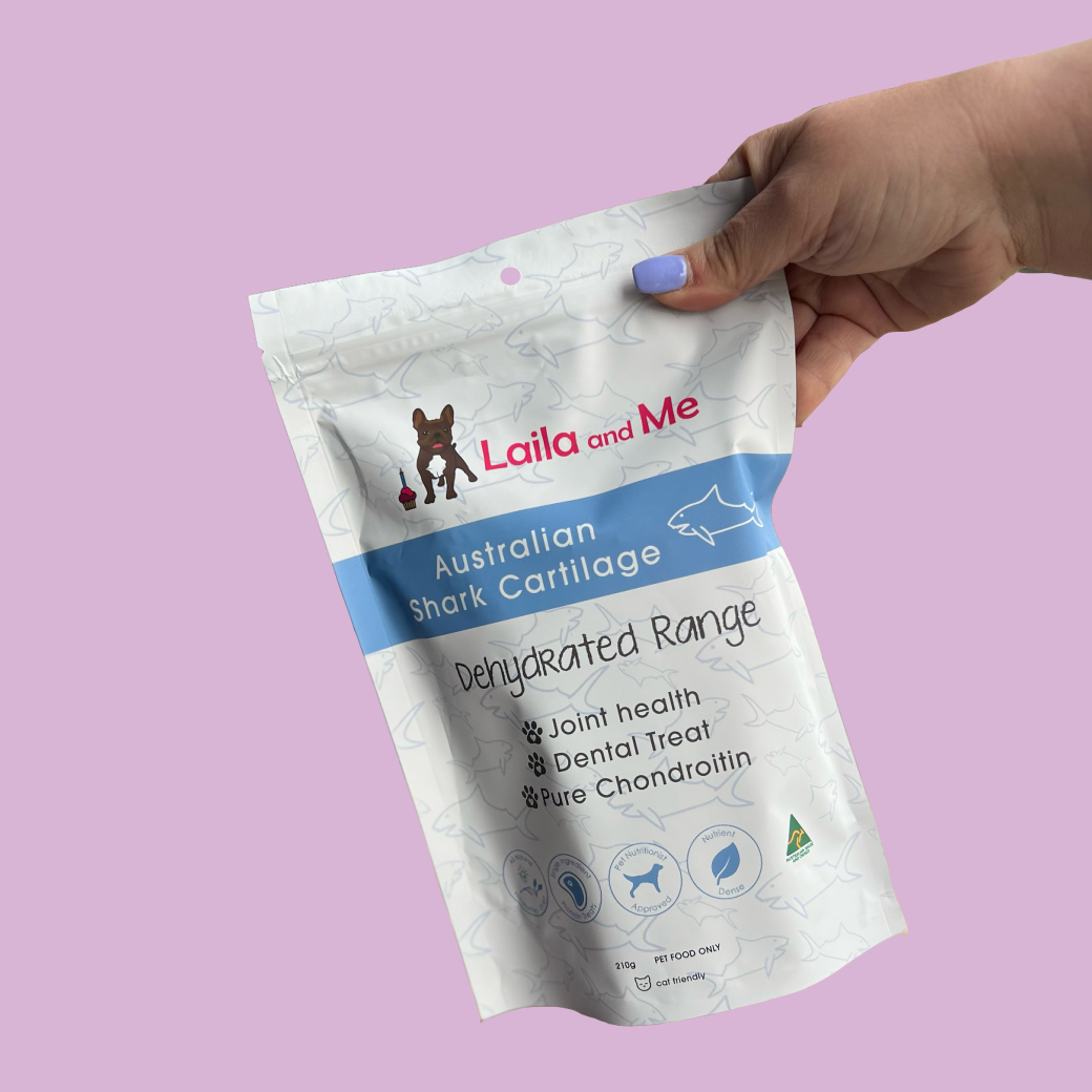 Gummy Shark Cartilage for dogs, Dog treat by Laila and Me