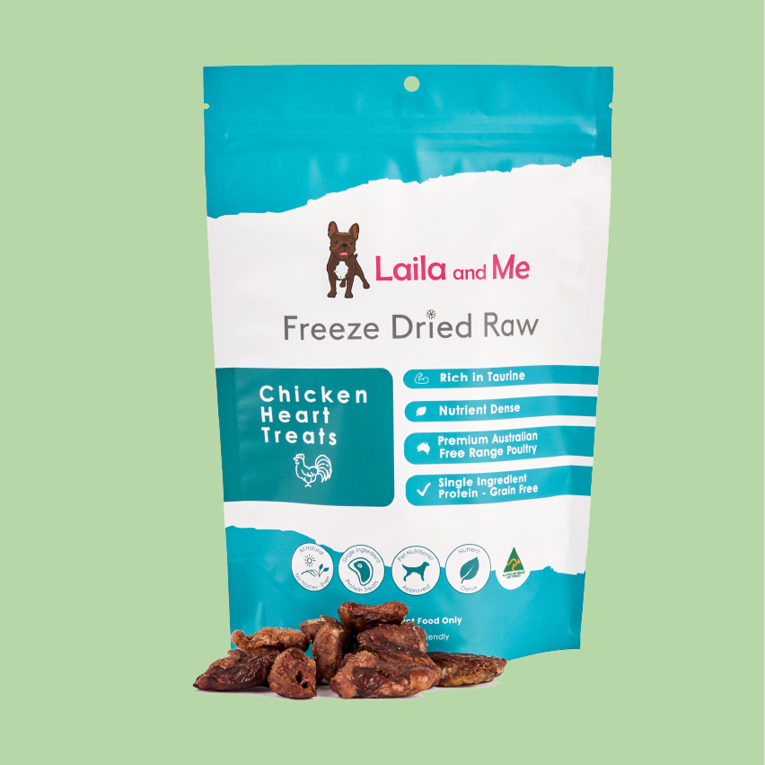 Freeze Dried Raw Chicken Hearts