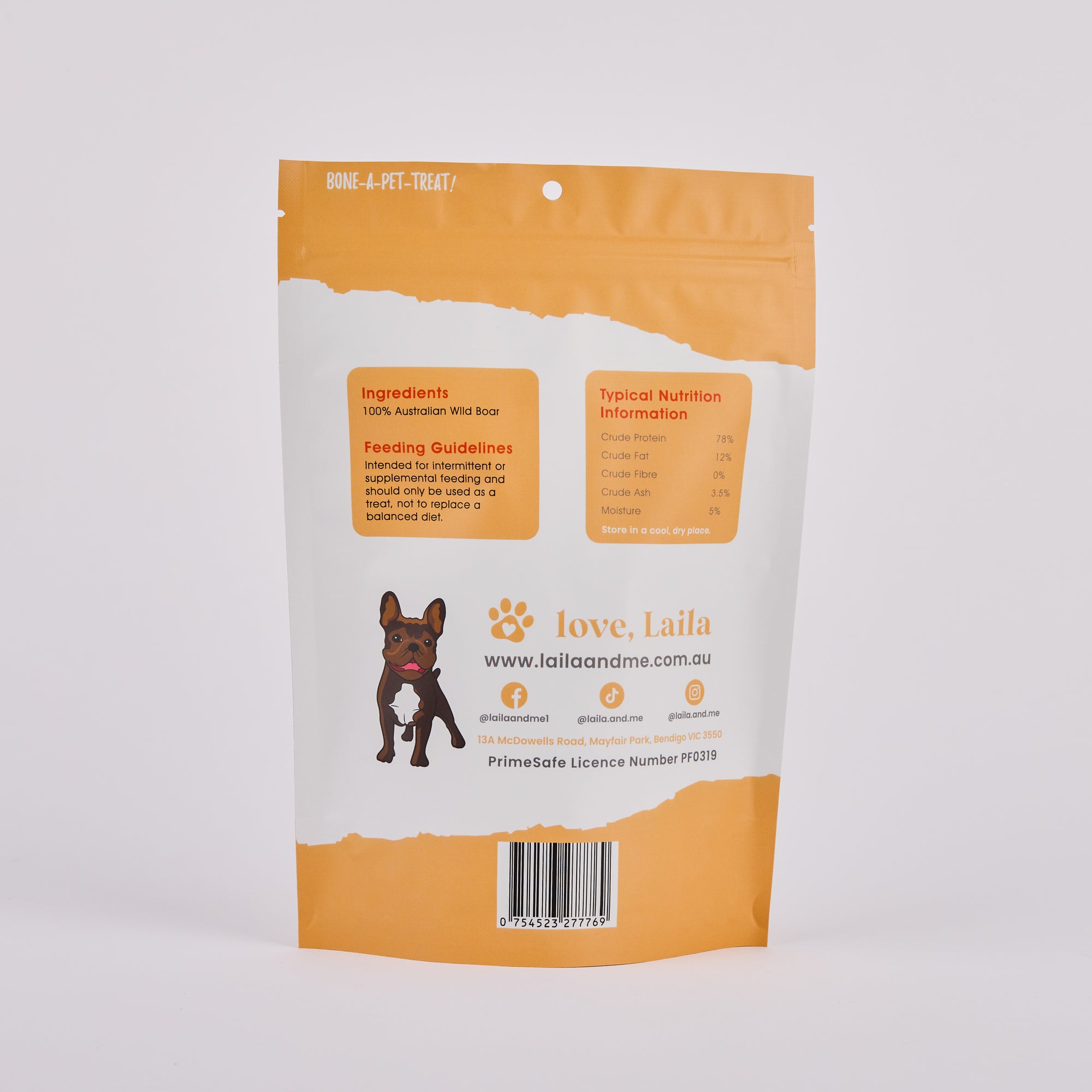 Freeze Dried Raw Wild Boar Treats