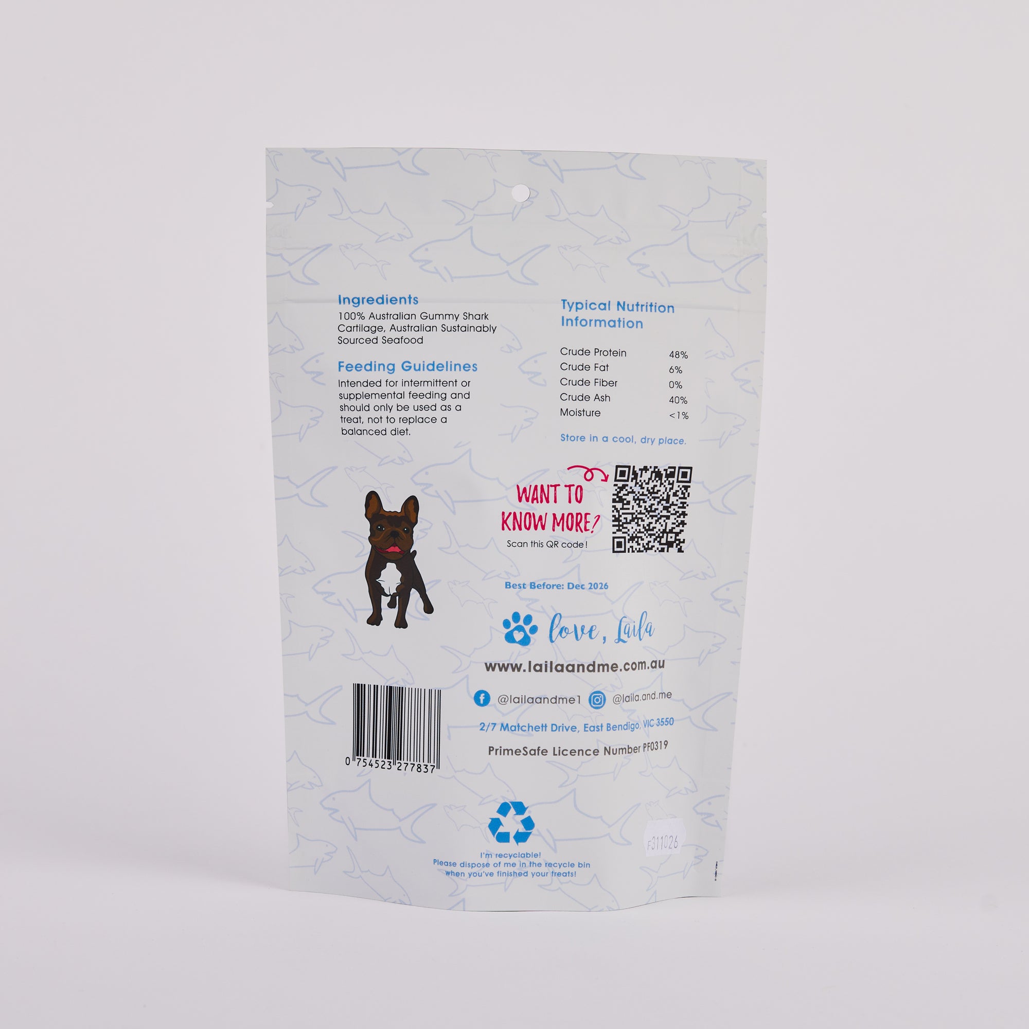 long lasting air dried dog treats made in Australia 